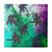Dragonfly Magic Fliese (Vorderseite)
