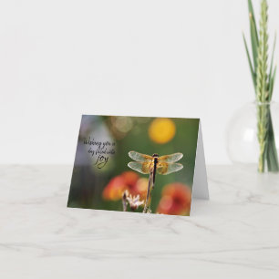 Dragonfly Magic Geburtstagskarte Dankeskarte