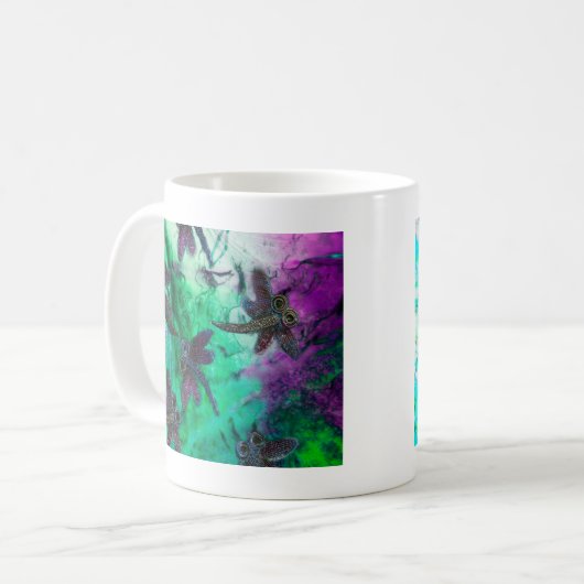 Dragonfly Magic Kaffeetasse (Vorderseite Links)