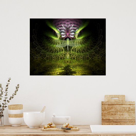 Dragonfly Magic Poster (Küche)