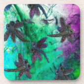Dragonfly Magic Untersetzer (Vorderseite)