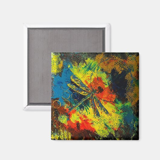 Dragonfly Magnet (Vorderseite/Rückseite)