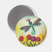 Dragonfly Magnet (Vorderseite/Rückseite)