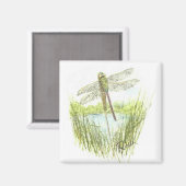 Dragonfly-Magnet Magnet (Vorderseite/Rückseite)