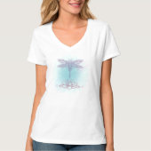 Dragonfly Mandala Lotus T-Shirt (Vorderseite)
