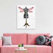 Dragonfly Mannequin Leinwanddruck (Insitu (Wohnzimmer))