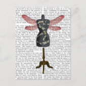 Dragonfly Mannequin Postkarte (Vorderseite)