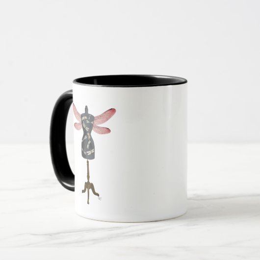 Dragonfly Mannequin Tasse (Vorderseite Links)