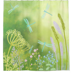 Dragonfly Meadow Duschvorhang