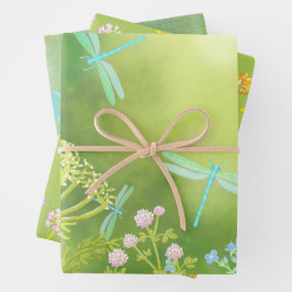Dragonfly Meadow Geschenkpapier Set