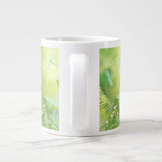 Dragonfly Meadow Jumbo-Tasse (Rückseite)