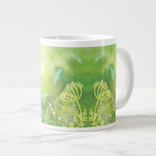 Dragonfly Meadow Jumbo-Tasse (Vorderseite Rechts)