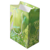 Dragonfly Meadow Mittlere Geschenktüte (Vorderseite Schrägansicht)