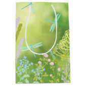 Dragonfly Meadow Mittlere Geschenktüte (Vorderseite)