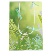Dragonfly Meadow Mittlere Geschenktüte (Rückseite)