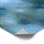 Dragonfly Mermaid ART PRINT Fantasie-Wasserlilien Poster (Ecke)