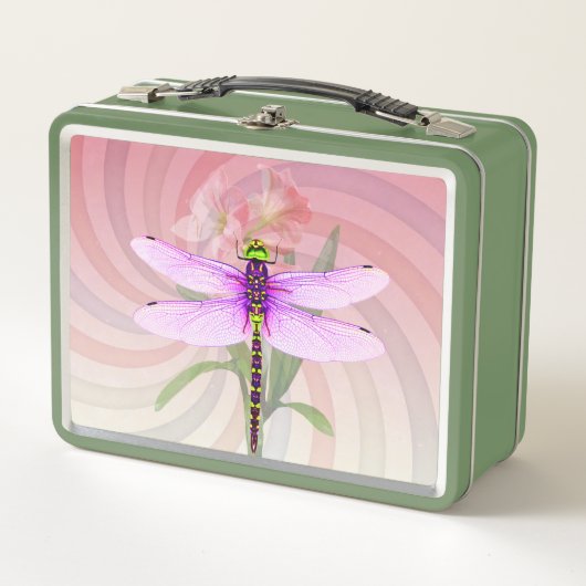 Dragonfly Metal Lunch Box (Vorderseite)