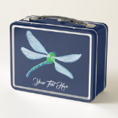 Dragonfly Metal Lunch Box (Rückseite)