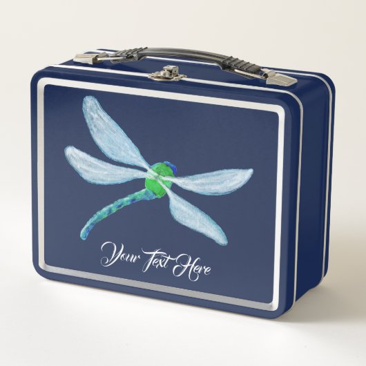 Dragonfly Metal Lunch Box (Vorderseite)
