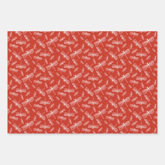Dragonfly-Minimal Geschenkpapier Set (Vorderseite 3)