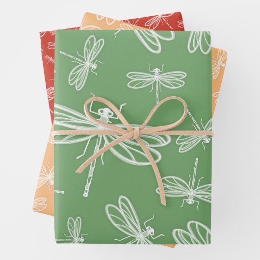 Dragonfly-Minimal Geschenkpapier Set (Beispiel)