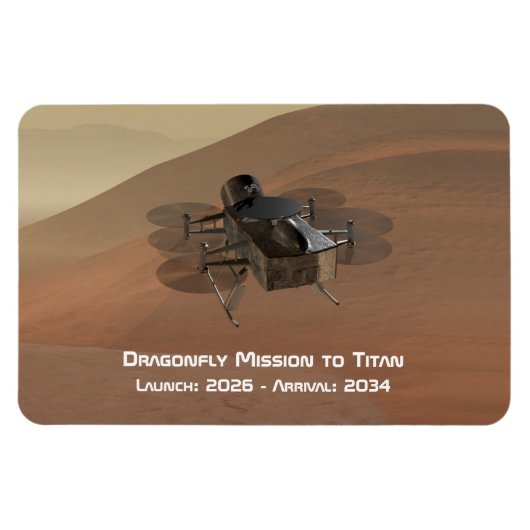 Dragonfly-Mission nach Titan Magnet (Horizontal)