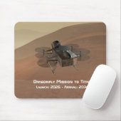 Dragonfly-Mission nach Titan Mousepad (Mit Mouse)