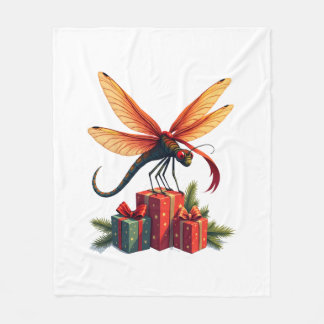 Dragonfly mit Geschenkklatsche Fleecedecke