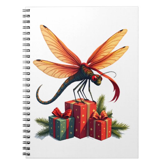 Dragonfly mit Geschenkklatsche Notizblock (Vorderseite)