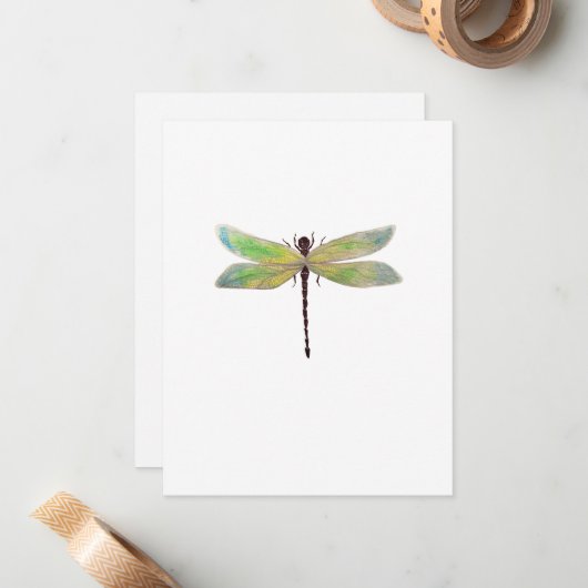 Dragonfly Mitteilungskarte (Vorderseite/Rückseite Beispiel)