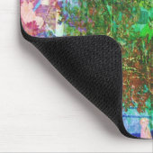 Dragonfly Mixed Media Collage Mousepad (Ecke)