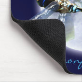 DRAGONFLY & MOON Fantasy Art Mousemat Mousepad (Ecke)