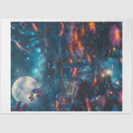 Dragonfly Moon Seidenpapier