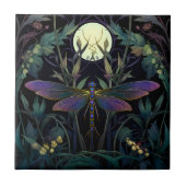 Dragonfly Moon Tile (Swamp Collection) Fliese (Vorderseite)