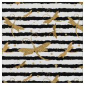 Dragonfly-Muster mit Glitzer-Effekt Stoff (Nahaufnahme)