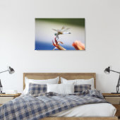 Dragonfly Naher Foto Mauer Kunst Leinwanddruck (Insitu (Schlafzimmer))