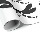 Dragonfly Natur Insekten Silhouette Art Geschenkpapier (Rolleneckpunkt)