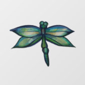Dragonfly Nature Art Dragonflies Fensteraufkleber (Blatt)
