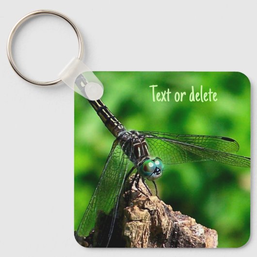 Dragonfly Nature Personalisiert Schlüsselanhänger (Vorderseite)