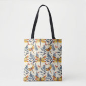 Dragonfly Nature Themed Tote Bag Tasche (Vorderseite)