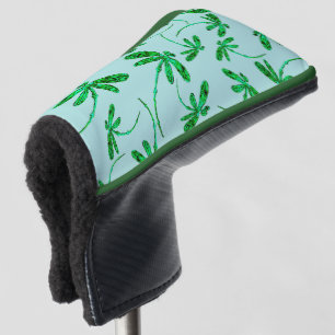 Dragonfly Neon Green Golf Headcover