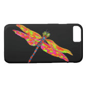 Dragonfly-Neon-Insektenbild Case-Mate iPhone Hülle (Rückseite (Horizontal))