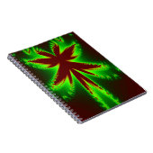 Dragonfly-Notebook in Flammen Notizblock (Rechte Seite)