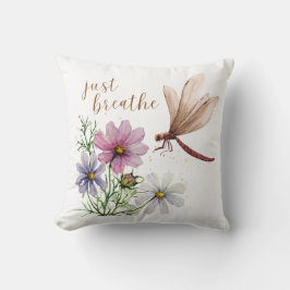Dragonfly | Nur Breathe Throw Kissen