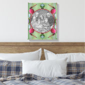 Dragonfly On Dogwood Frucht Gestalten Sie Ihr eige Leinwanddruck (Insitu (Schlafzimmer))