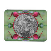 Dragonfly On Dogwood Frucht Gestalten Sie Ihr eige Magnet (Horizontal)