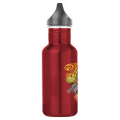 Dragonfly Orange Splash Trinkflasche (Links)