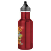 Dragonfly Orange Splash Trinkflasche (Rechts)