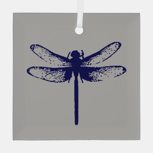 Dragonfly Ornament Aus Glas (Rückseite)