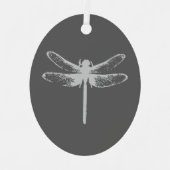Dragonfly Ornament Aus Metall (Vorderseite)